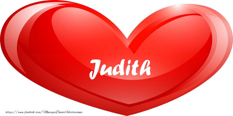 Felicitaciones de amor - Corazón | Judith en corazon!