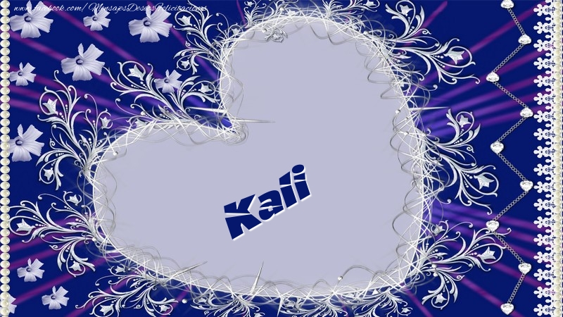 Felicitaciones de amor - Corazón | Kali