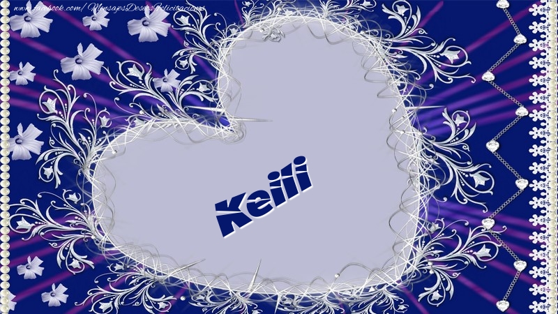 Felicitaciones de amor - Corazón | Keili