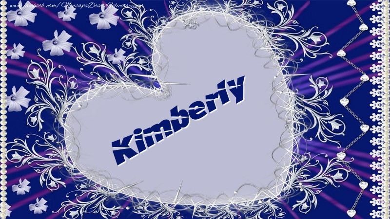 Felicitaciones de amor - Corazón | Kimberly