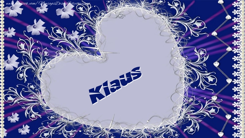 Felicitaciones de amor - Corazón | Klaus