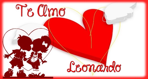 Felicitaciones de amor - Corazón | Te Amo, Leonardo