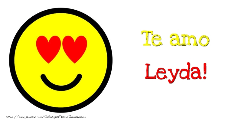 Felicitaciones de amor - Emoticones | Te amo Leyda!