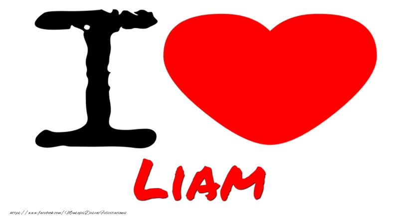 Felicitaciones de amor - Corazón | I Love Liam