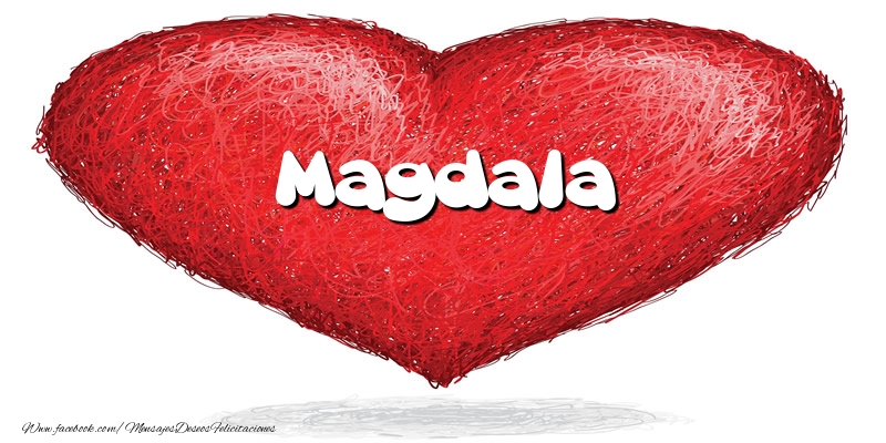 Felicitaciones de amor -  Magdala en el corazón