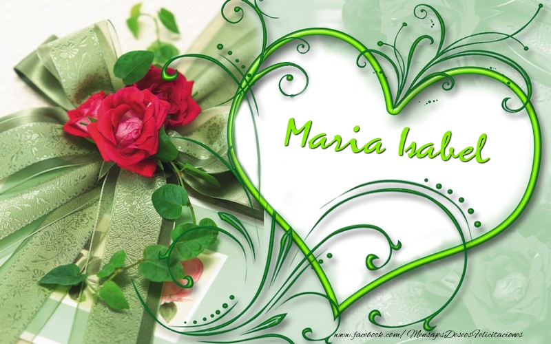 Felicitaciones de amor - Maria Isabel