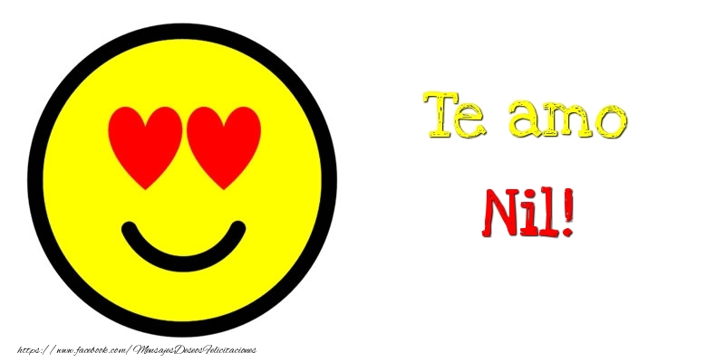 Felicitaciones de amor - Emoticones | Te amo Nil!
