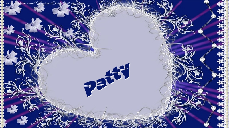 Felicitaciones de amor - Corazón | Patty