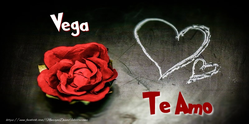 Felicitaciones de amor - Corazón & Rosas | Vega Te Amo