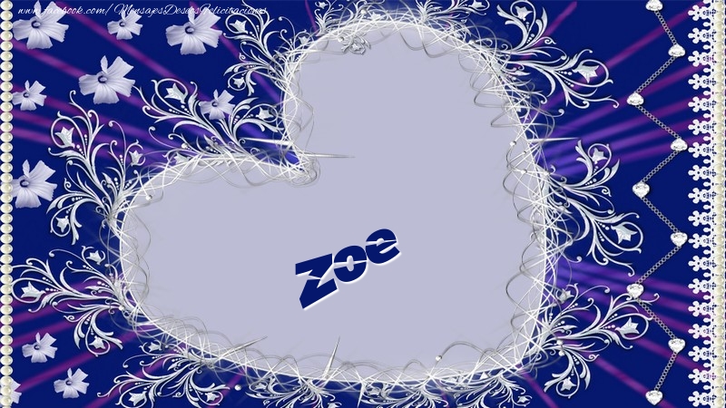 Felicitaciones de amor - Zoe