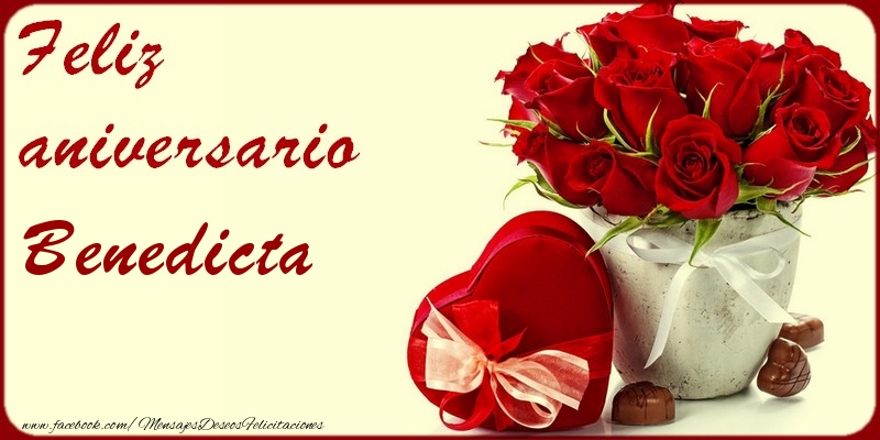 Felicitaciones de aniversario - Rosas | Feliz Aniversario Benedicta!