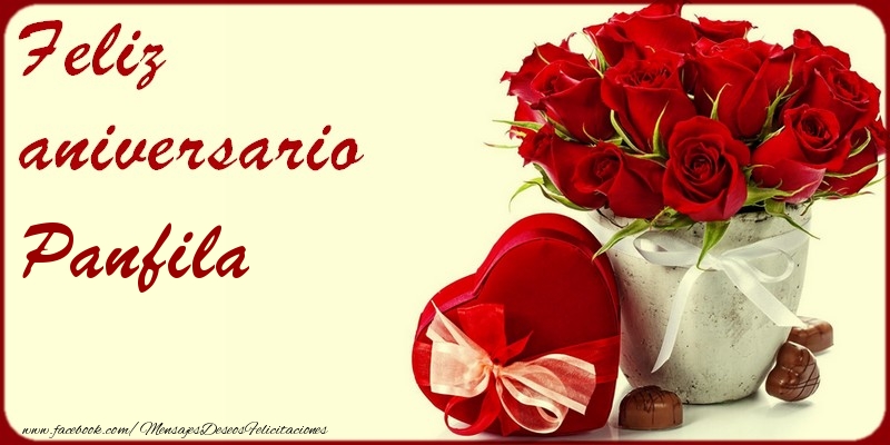  Felicitaciones de aniversario - Rosas | Feliz Aniversario Panfila!