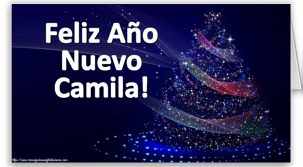 Felicitaciones de Año Nuevo - Feliz Año Nuevo Camila!