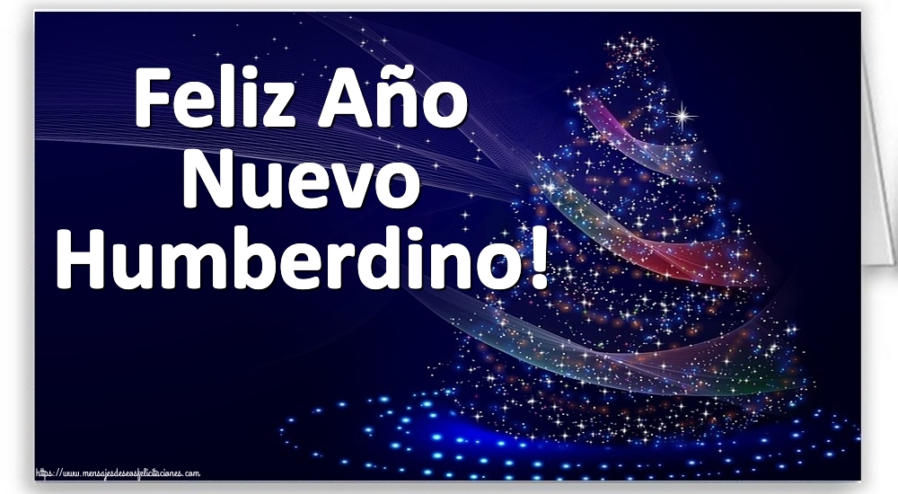 Felicitaciones de Año Nuevo - Árbol De Navidad | Feliz Año Nuevo Humberdino!