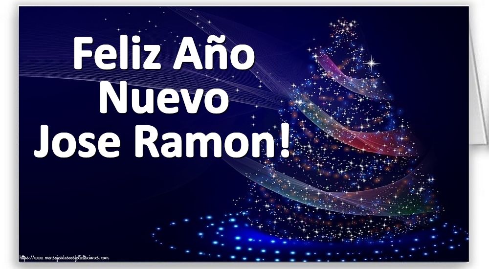 Felicitaciones de Año Nuevo - Árbol De Navidad | Feliz Año Nuevo Jose Ramon!