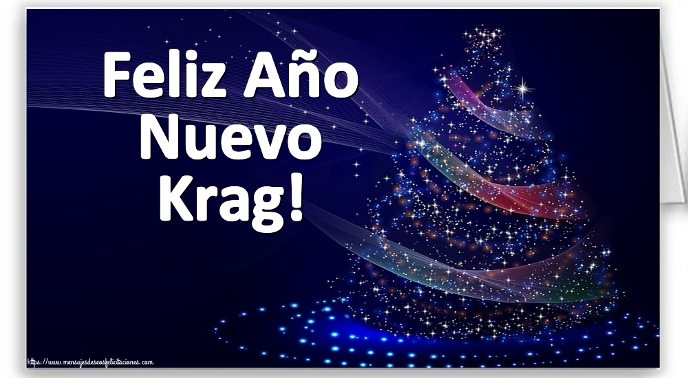 Felicitaciones de Año Nuevo - Feliz Año Nuevo Krag!