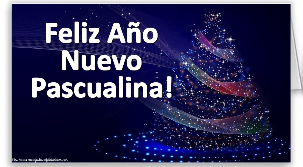 Felicitaciones de Año Nuevo - Árbol De Navidad | Feliz Año Nuevo Pascualina!