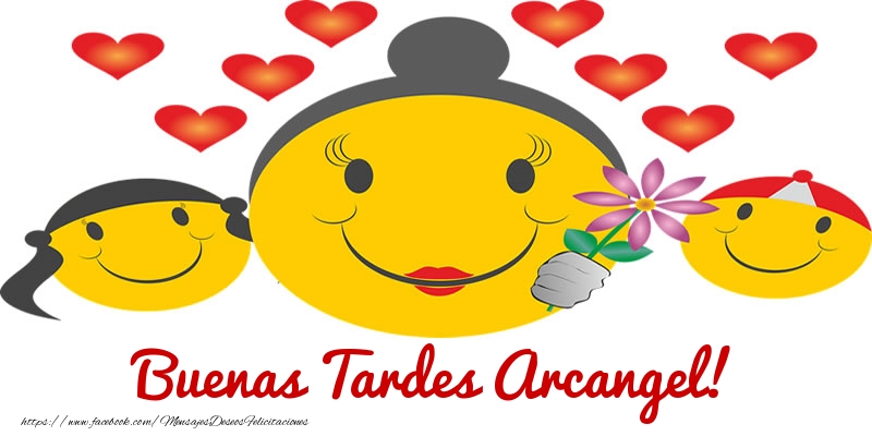 Felicitaciones de buenas tardes - Corazón & Emoticones | Buenas Tardes Arcangel!
