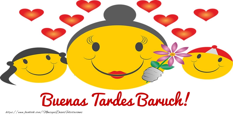 Felicitaciones de buenas tardes - Corazón & Emoticones | Buenas Tardes Baruch!