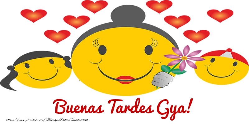 Felicitaciones de buenas tardes - Corazón & Emoticones | Buenas Tardes Gya!