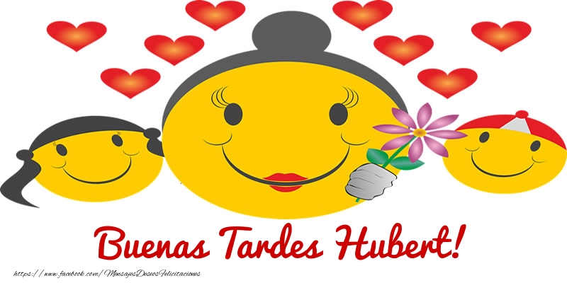 Felicitaciones de buenas tardes - Corazón & Emoticones | Buenas Tardes Hubert!