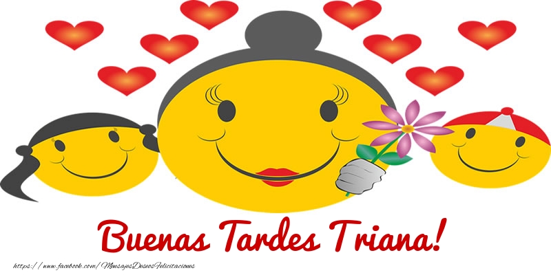 Felicitaciones de buenas tardes - Corazón & Emoticones | Buenas Tardes Triana!