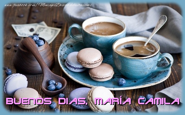 Felicitaciones de buenos días - Café | Buenos Dias María Camila