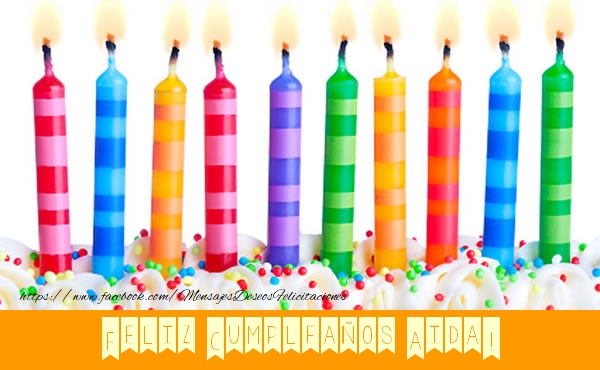 Felicitaciones de cumpleaños - Tartas & Vela | Feliz Cumpleaños, Aida!
