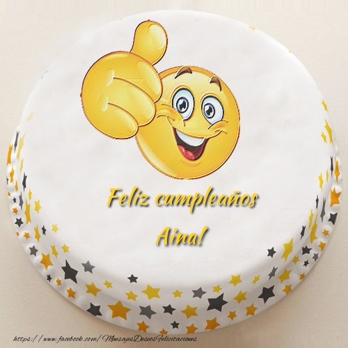 Felicitaciones de cumpleaños - Tartas | Feliz cumpleaños, Aina!