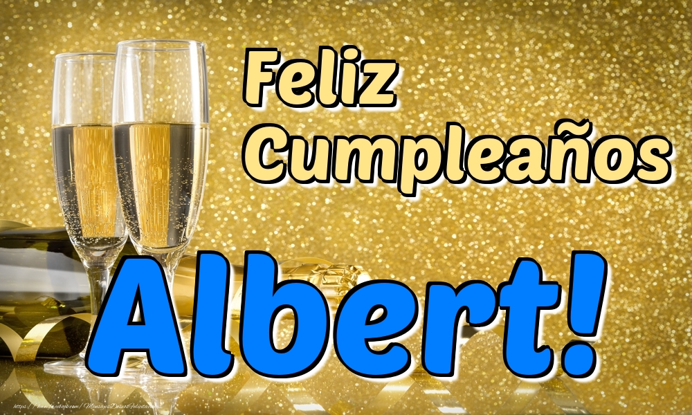 Cumpleaños Feliz Cumpleaños Albert!