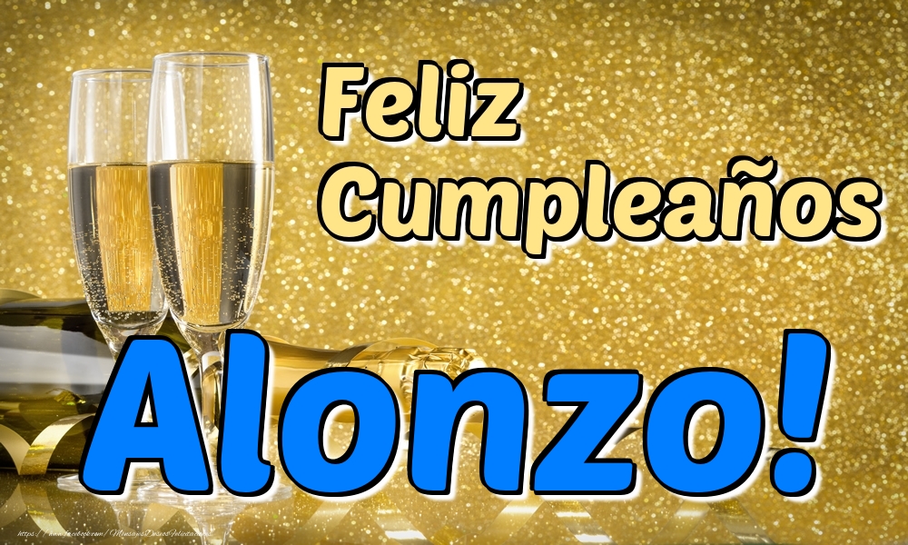 Cumpleaños Feliz Cumpleaños Alonzo!