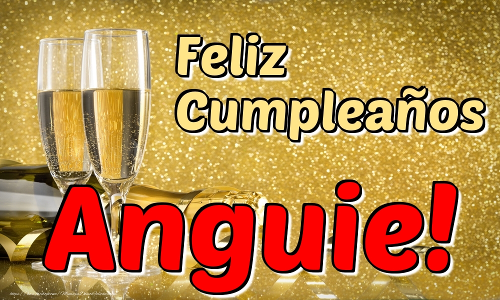 Felicitaciones de cumpleaños - Feliz Cumpleaños Anguie!