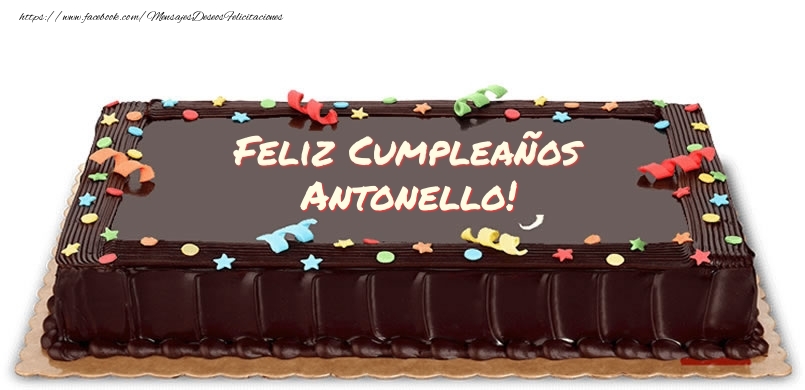 Felicitaciones de cumpleaños - Feliz Cumpleaños Antonello!