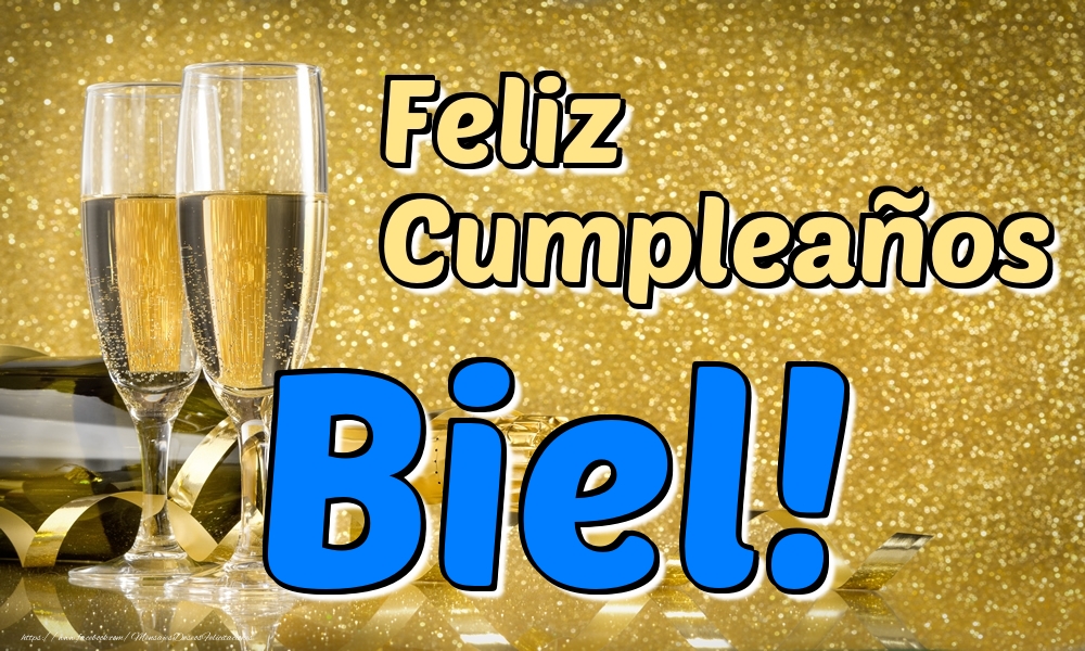 Felicitaciones de cumpleaños - Feliz Cumpleaños Biel!
