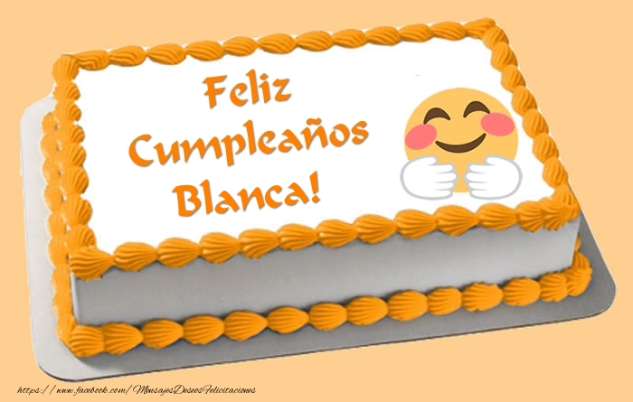 Felicitaciones de cumpleaños - Tartas | Tarta Feliz Cumpleaños Blanca!