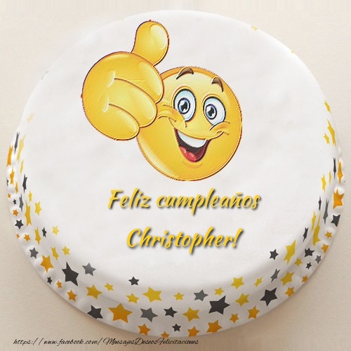 Felicitaciones de cumpleaños - Feliz cumpleaños, Christopher!