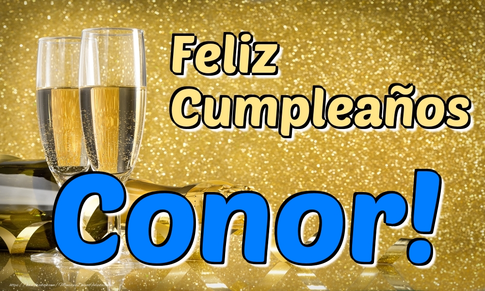 Felicitaciones de cumpleaños - Feliz Cumpleaños Conor!
