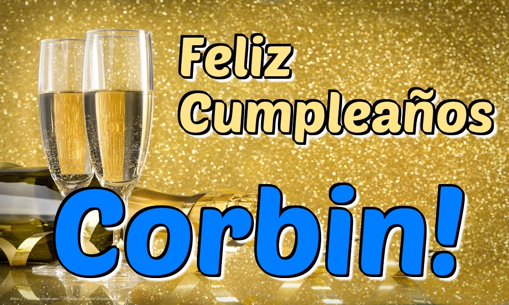 Felicitaciones de cumpleaños - Feliz Cumpleaños Corbin!