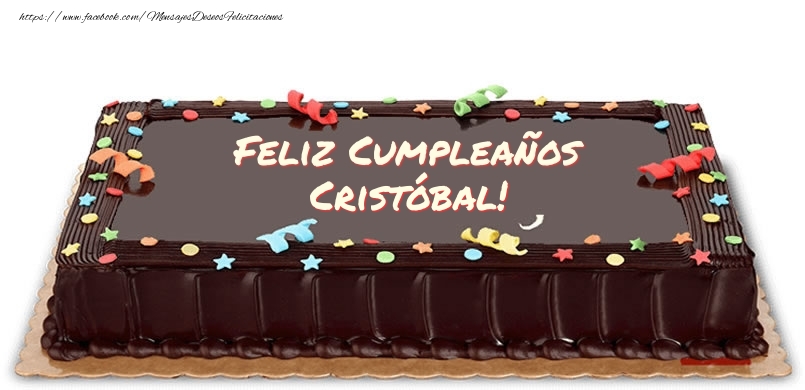 Felicitaciones de cumpleaños - Tartas | Feliz Cumpleaños Cristóbal!