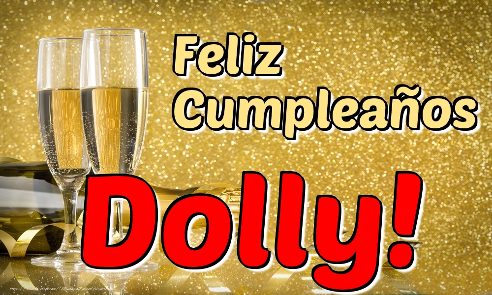 Felicitaciones de cumpleaños - Feliz Cumpleaños Dolly!