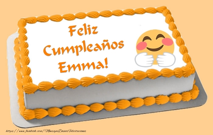 Felicitaciones de cumpleaños - Tartas | Tarta Feliz Cumpleaños Emma!