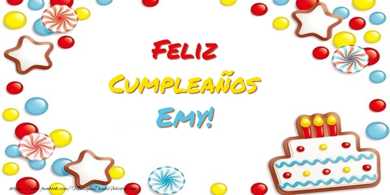 Felicitaciones de cumpleaños - Tartas | Cumpleaños Emy