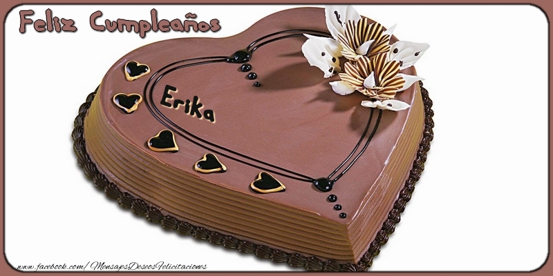 Felicitaciones de cumpleaños - Feliz Cumpleaños, Erika!