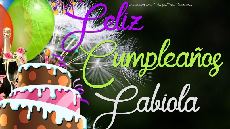 Felicitaciones de cumpleaños - Feliz Cumpleaños, Fabiola