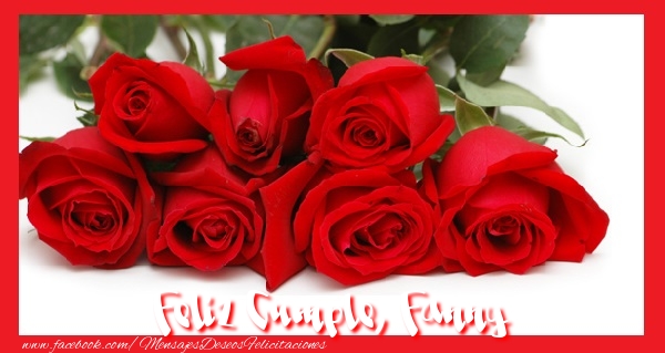 Felicitaciones de cumpleaños - Rosas | Feliz cumpleaños Fanny