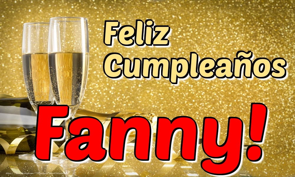 Felicitaciones de cumpleaños - Feliz Cumpleaños Fanny!