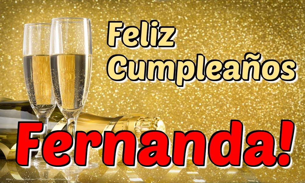 Felicitaciones de cumpleaños - Feliz Cumpleaños Fernanda!