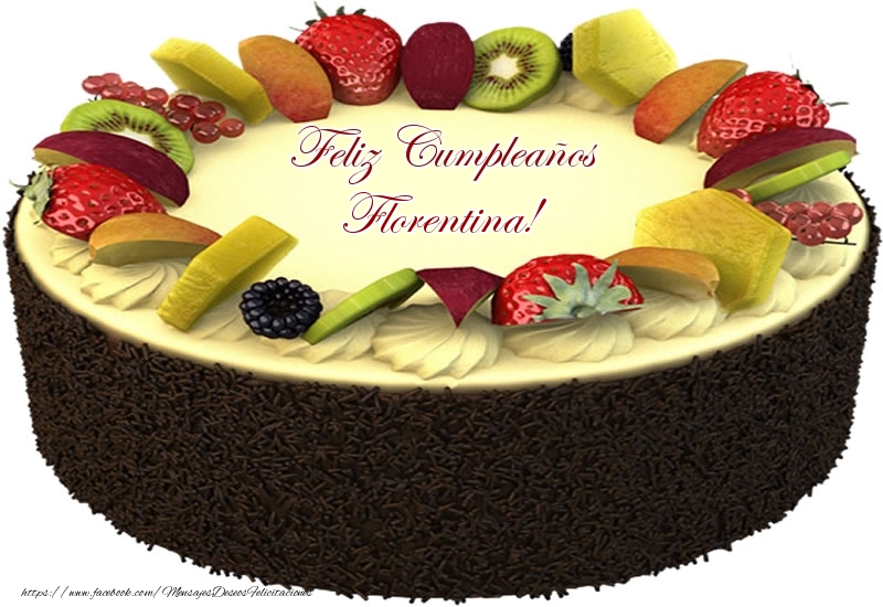 Felicitaciones de cumpleaños - Tartas | Feliz Cumpleaños Florentina!