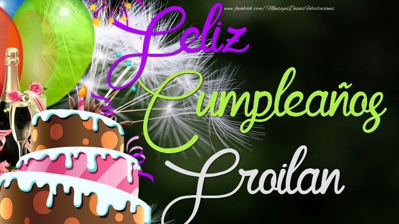 Felicitaciones de cumpleaños - Champán & Globos & Tartas | Feliz Cumpleaños, Froilan