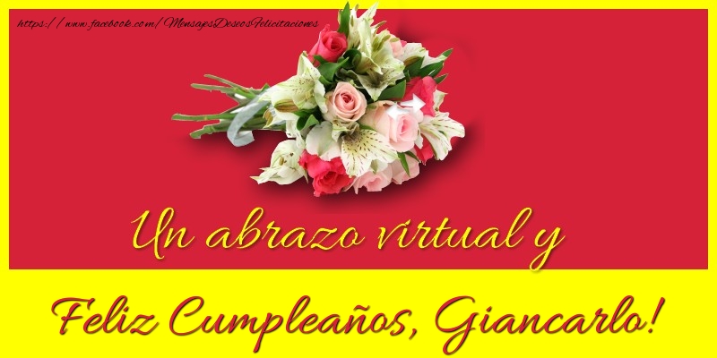 Felicitaciones de cumpleaños - Feliz Cumpleaños, Giancarlo!
